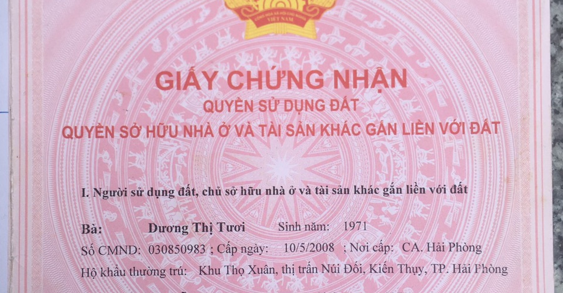 Bán đất lô 21 Núi Đối - Kiến Thụy